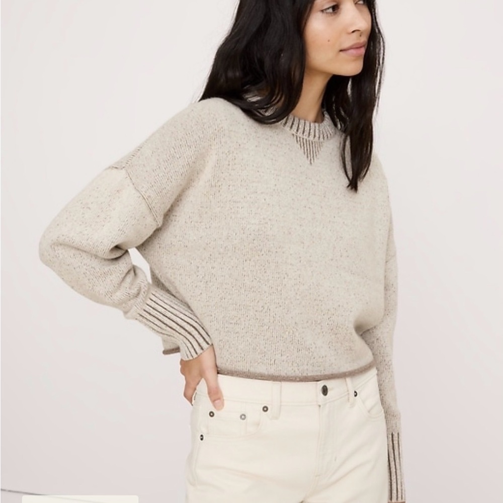 Banana Republic Two Tone Merino Sweater
